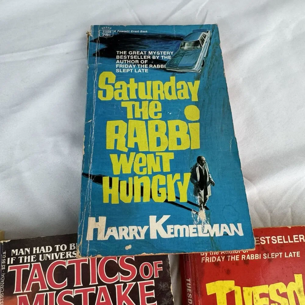 Vintage Paperbacks Collection Lot Kemelman Henderson Dickson Harrison Stout Nero